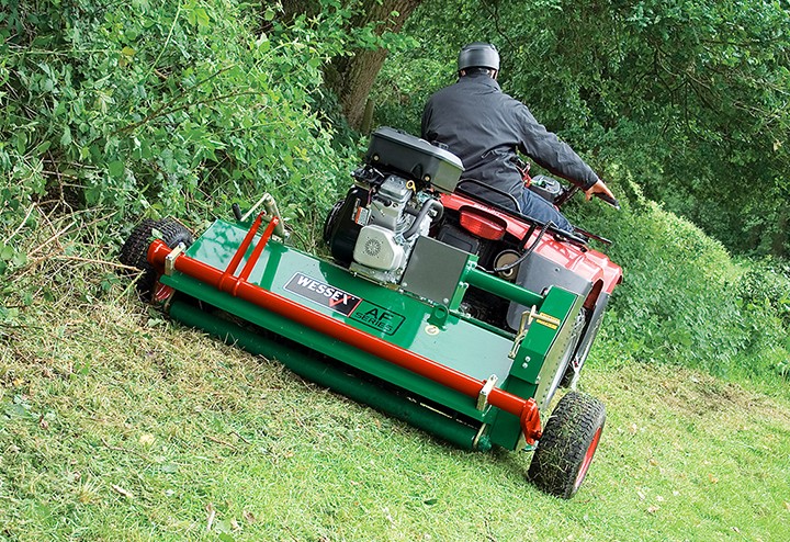 Flail Mower Loves Dense Vegetation 